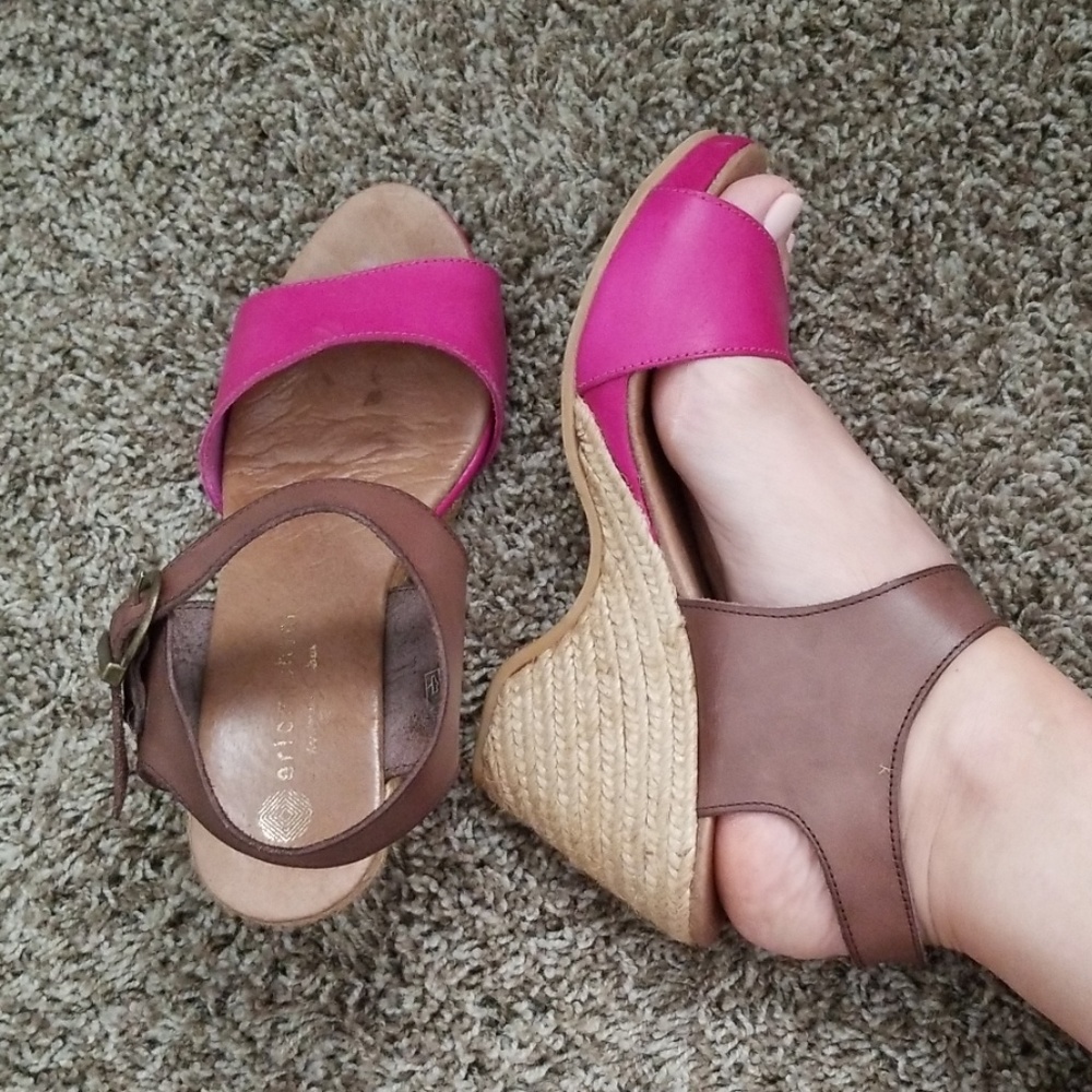 LAST CHANCE Eric Michael soft leather sandals 40